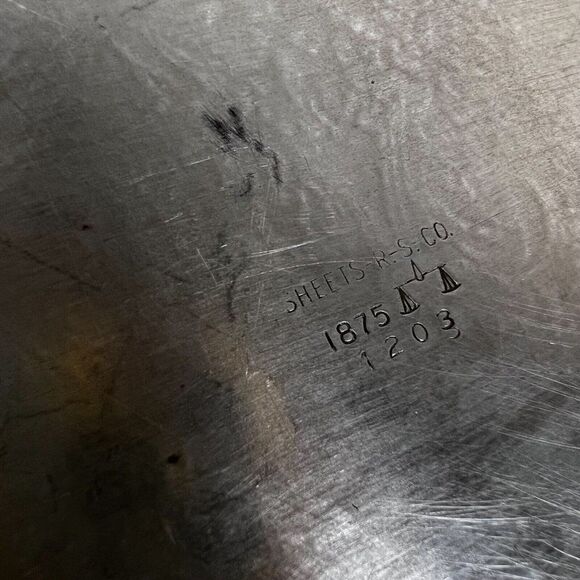 Vintage FB Rogers Silver Co. Silver Plated Over Copper Serving Tray with Handles - Picture 5 of 6